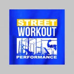 Street Workout Performance mikina s kapucou stiahnutelnou šnúrkami a klokankovým vreckom vpredu 